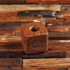 Corporate Branded Wooden Pen Stand Promotional Product