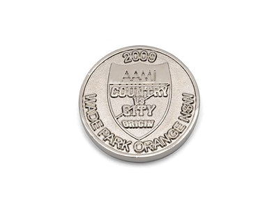 Custom Made Double Sided Coins - Silver