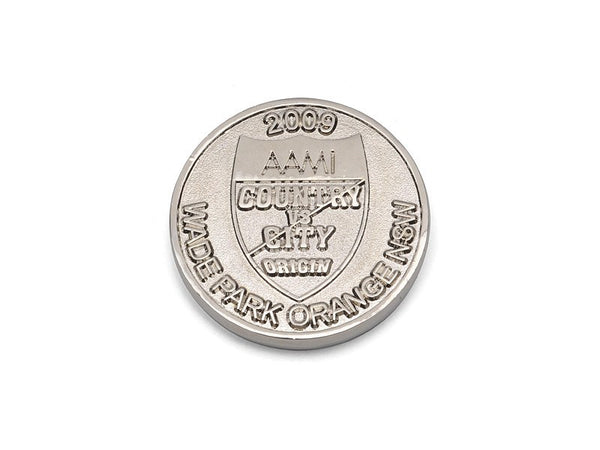 Custom Made Double Sided Coins - Silver