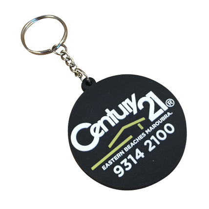 Custom Made Bulk PVC Keyrings
