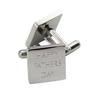 Personalised Silver Engraved Square Cufflinks