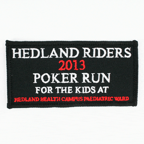 Personalised Embroidered Patch 7cm