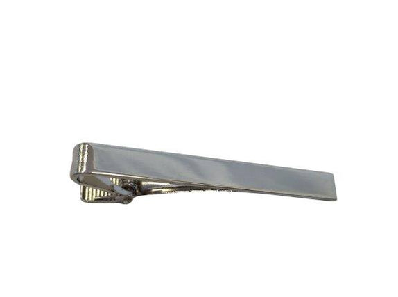 Silver Long Plain Tiebar