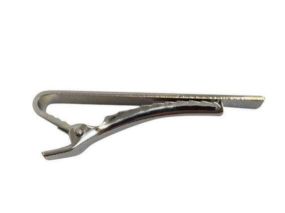 Silver Long Plain Tiebar