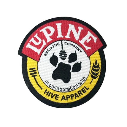 Personalised Woven Patch Sticker 10cm