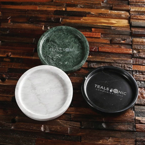Personalized Promotional Round Marble Tray Company Gift