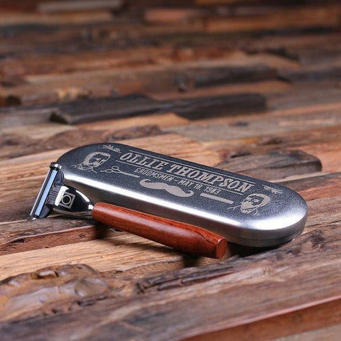 Personalised Razor Blade with Tin