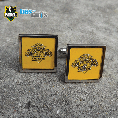 NRL Wests Tigers Cufflinks