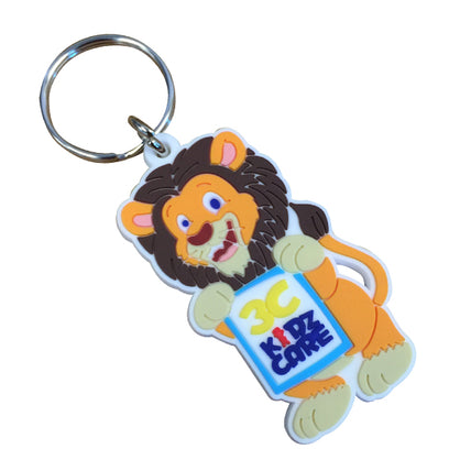 Custom Made Bulk PVC Keyrings