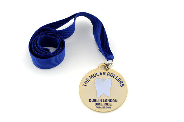 Custom Made Medallion with Ribbon
