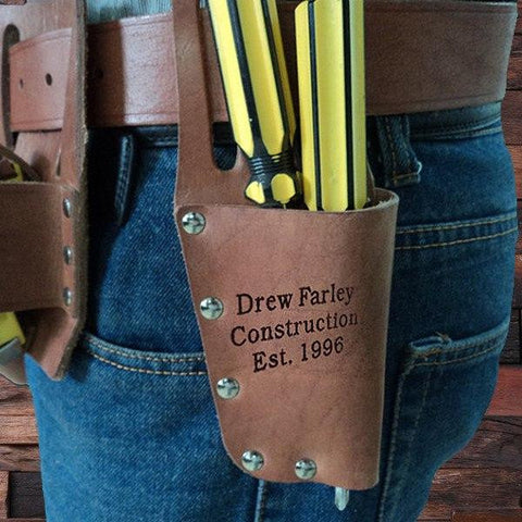 Personalised Cow Leather Tool Belt