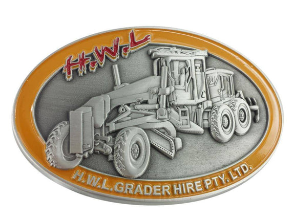 Custom Made 3D Cut to Shape Belt Buckle