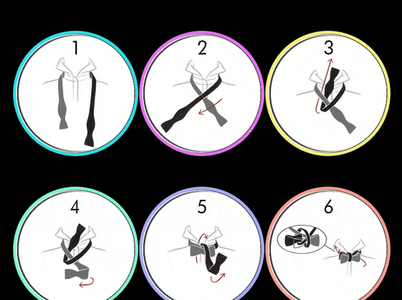 Tie Your Own Bow Tie - Violet and White Striped