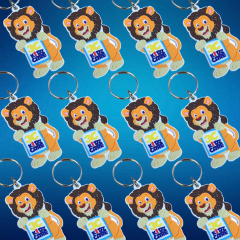 Custom Made Bulk PVC Keyrings