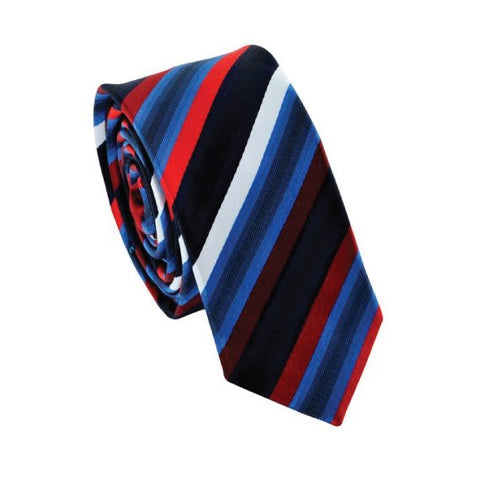 6cm Skinny Multi Stripe Tie