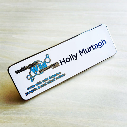 Custom Made Enamel Name Badge