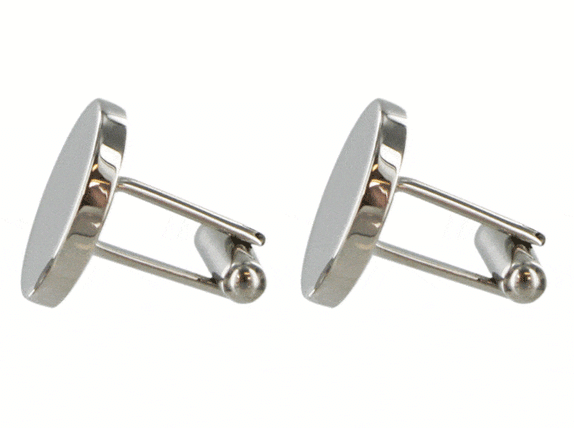 Round 'Happy Fathers Day' Cufflinks
