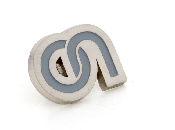 Custom Made Brushed Lapel Pins Cut to Shape