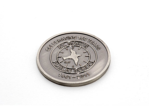 Custom Made Double Sided Coins - Antique Plating
