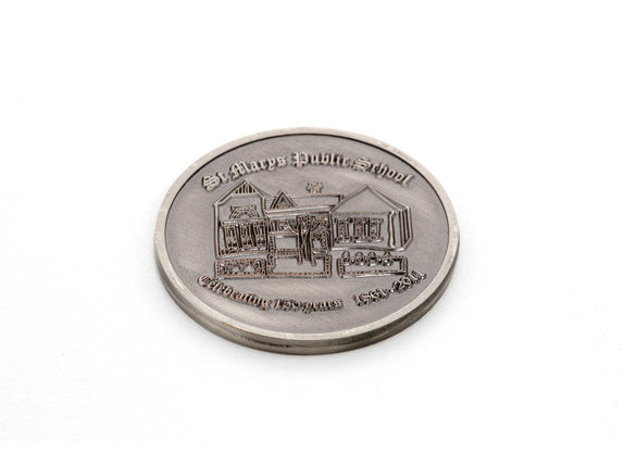 Custom Made Double Sided Coins - Antique Plating