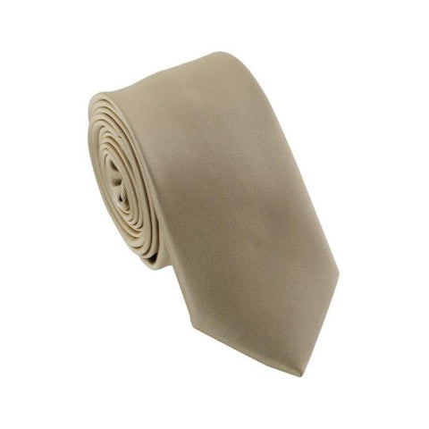 Skinny Tie Taupe Tie