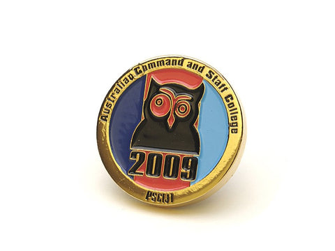 Custom Made Double Sided Coins - Enamel Gold