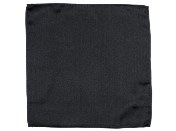 Bordeaux Black Silk Pocket Hanky